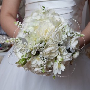 97 - Silk bridal bouquet