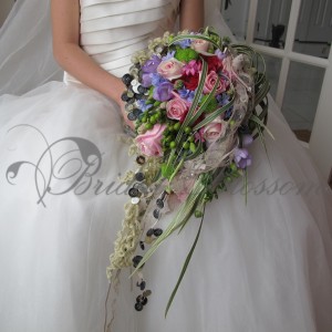 52 - Eclectic bridal bouquet